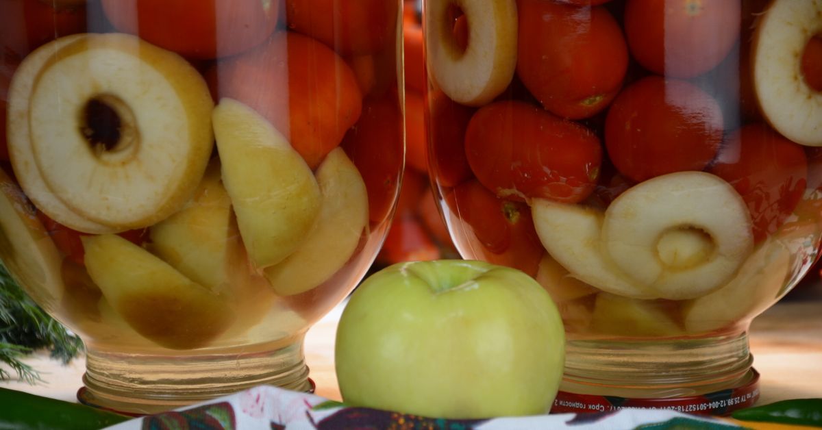 Помидоры + яблоки = отличная зимняя заготовка